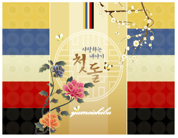 韓国　背景幕
