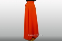 韓国舞踊用衣装チマ・練習用スカート・オレンジ