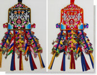 韓国壁掛け飾り、十長生手刺繍 1