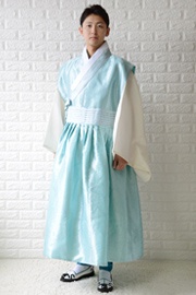 男性化繊レンタルパジチョゴリ韓国民族衣装チマチョゴリ(韓服)レンタル 