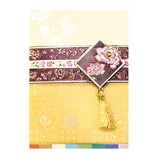 韓国 メッセージカード (カード兼年賀状)ノリゲ4
