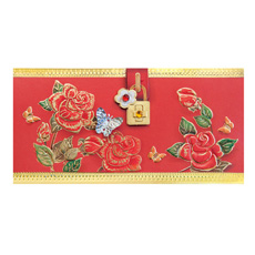 韓国 メッセージカード (祝い袋・お年玉袋)レッド
