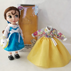美女と野獣 ベル プリンセス 人形 40cm+着せ替えチマチョゴリ寒色系付き