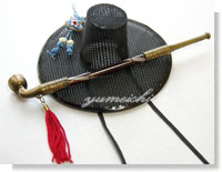 韓国伝統笠子帽(カッ)の壁飾り