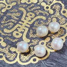 韓国の伝統葬儀風習 バンハム(飯含)真珠の粒・5個セット