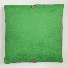 韓国座布団 カバー クッション兼用 緑50cm