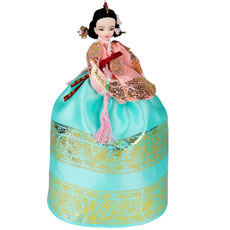 韓国人形・王妃中宗 チュンジョン 韓国伝統衣装の本格韓国人形