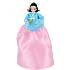 韓国人形・宜嬪成氏 ウィビンソンシ 韓国伝統衣装の本格韓国人形