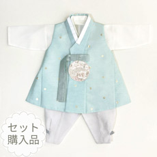 パジチョゴリ単品k<br>ハユル(身長93～109cm 4号サイズ)