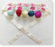 韓国1歳のお誕生日用　刺繍祝い帯トルティ・モラン
