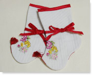 韓国1歳お誕生用刺繍子供足袋・女の子(タレポソン)