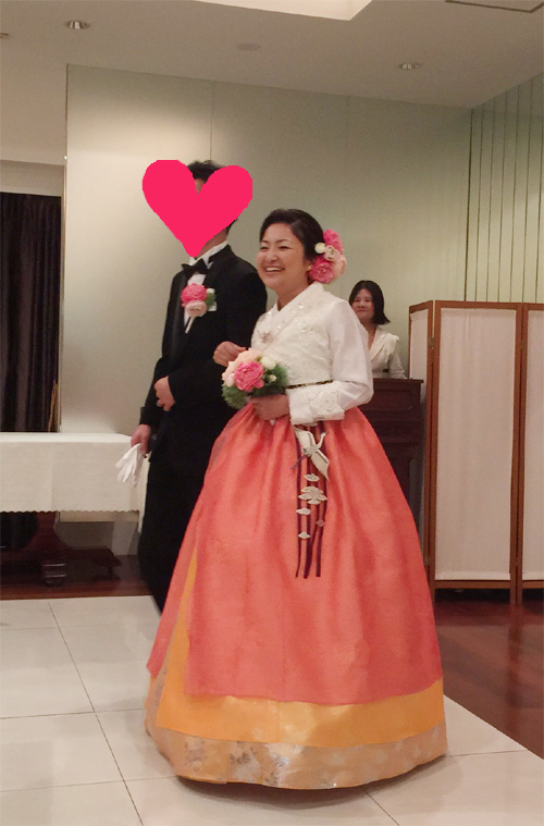 結婚式　チマチョゴリ