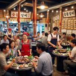 韓国エプロン 店舗用ユニフォーム セットン