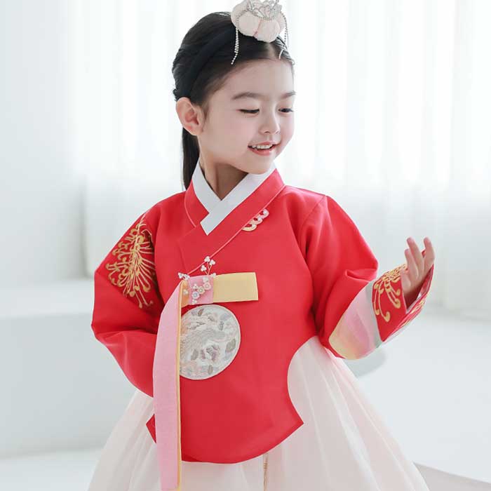 女の子の韓服(チマチョゴリ)と1歳の誕生日(トルジャビ)用品 韓国1歳のお誕生日用 組ひもトルティ 100日1才衣装小物 夢市場