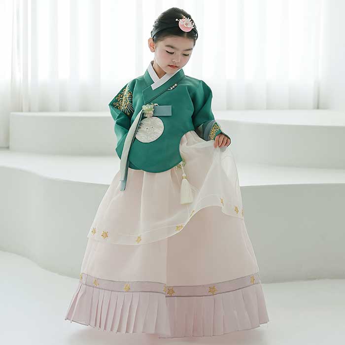 子供用チマチョゴリ 子供レンタルチョゴリ・女の子用No27身長108～110cm 5号サイズ