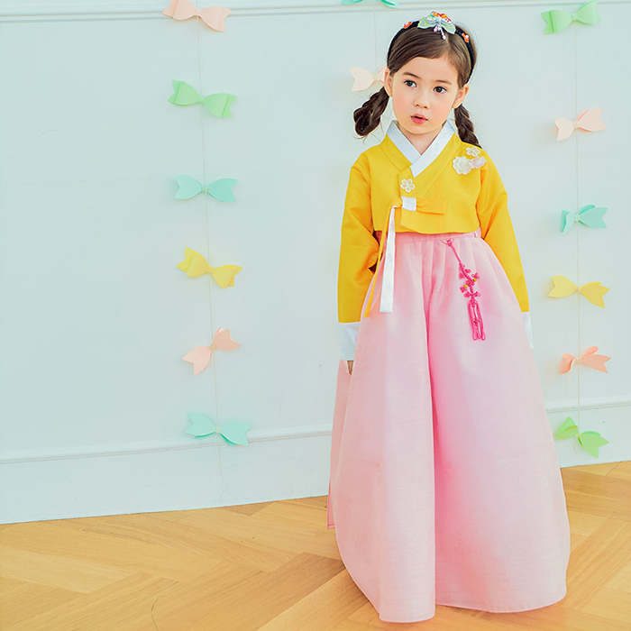 チマチョゴリセットyミルク 身長107cm 5号サイズ セット 夢市場本店